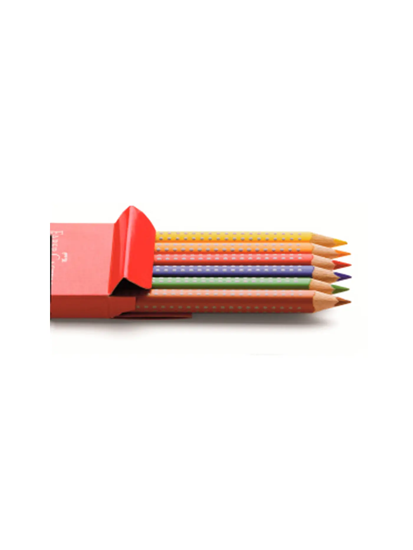 FABER-CASTELL | Jumbo Grip Buntstift, 6er Kartonetui | 